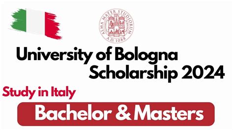 University Of Bologna Scholarship 2024 Italy Apply Online