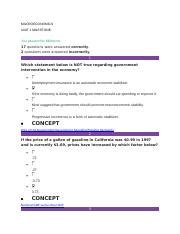 MACROECONOMICS UNIT 1 MILESTONE1 Docx MACROECONOMICS UNIT 1 MILESTONE