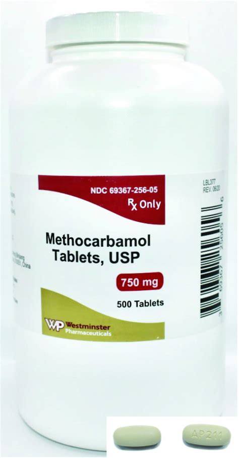 Methocarbamol Tablets, USP — Westminster Pharmaceuticals