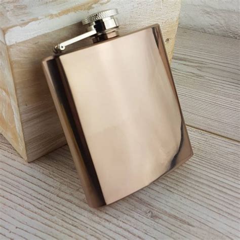 Personalised Copper Hip Flask Flaskstoreie Engraved Hip Flasks