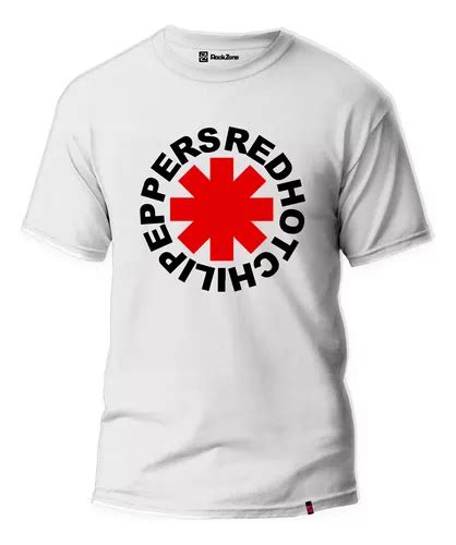 Camiseta Rock Band Red Hot Chilli Peppers Logo Tradicional Mercadolivre