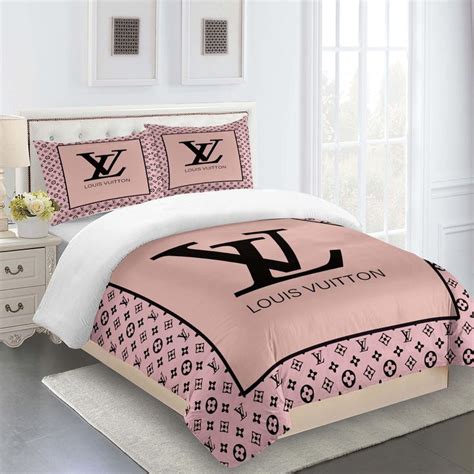 Comforter Sets Full Pink And Black Louis Vuitton Bedding Set Luxury Bedding Sets Luxurious