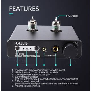 Fx Audio Tube Pro Tube Amplifier Double Jan W High Performance