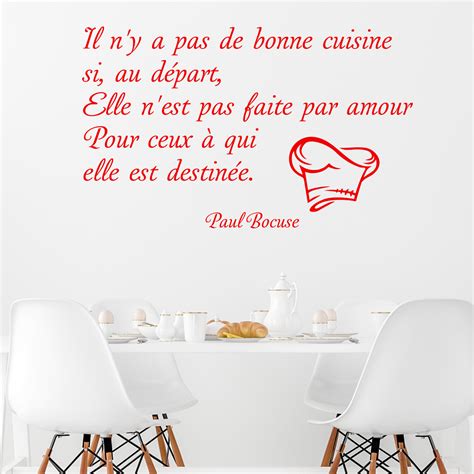 Sticker Citation Cuisine Il N Y A Pas De Bonne Cuisine Paul Bocuse