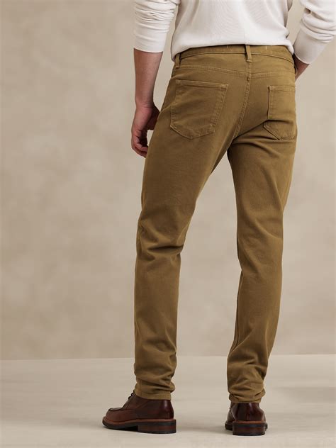 Slim Brushed Traveler Pant | Banana Republic