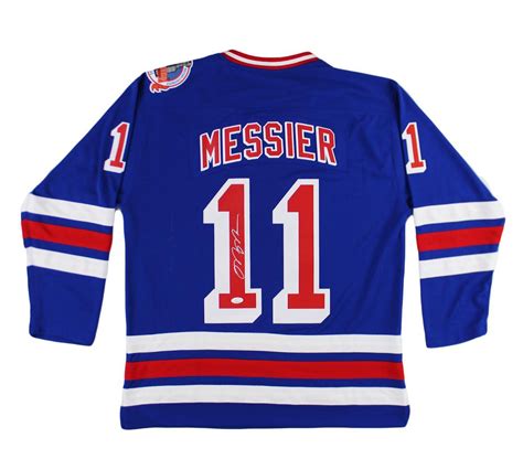 Mark Messier Signed Rangers Jersey Jsa Pristine Auction