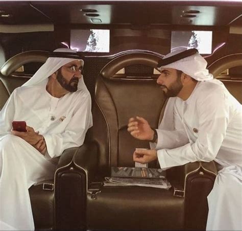 Mohammed Bin Rashid Bin Saeed Al Maktoum Y Su Hijo Mansoor Bin