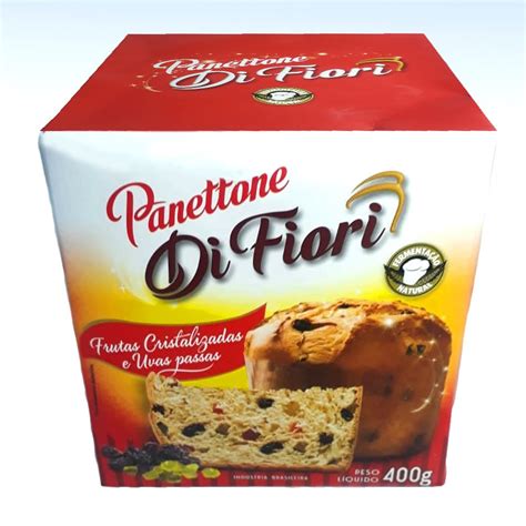 Panetone Di Fiori G Frutas Oferta Shopee Brasil