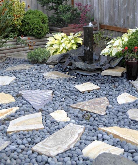 Black Lava Beach Pebble Cascade Stoneworks