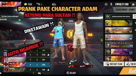 Prank Pake Character Adam Diremehkan Para Sultan Auto Ngamukk