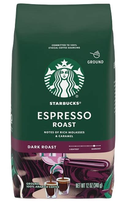 Starbucks Espresso Roast Ground Coffee - Shop Jadas