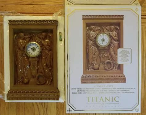 Disney Titanic Th Anniversary Grand Staircase Standing Angel Clock