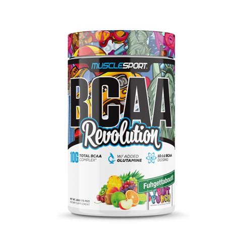 Bcaa Revolution Amino Acid Powder Musclesport Shredded Rx