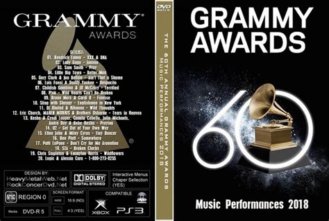 The 60th Annual Grammy Awards Music Performances 2018 2 Dvds