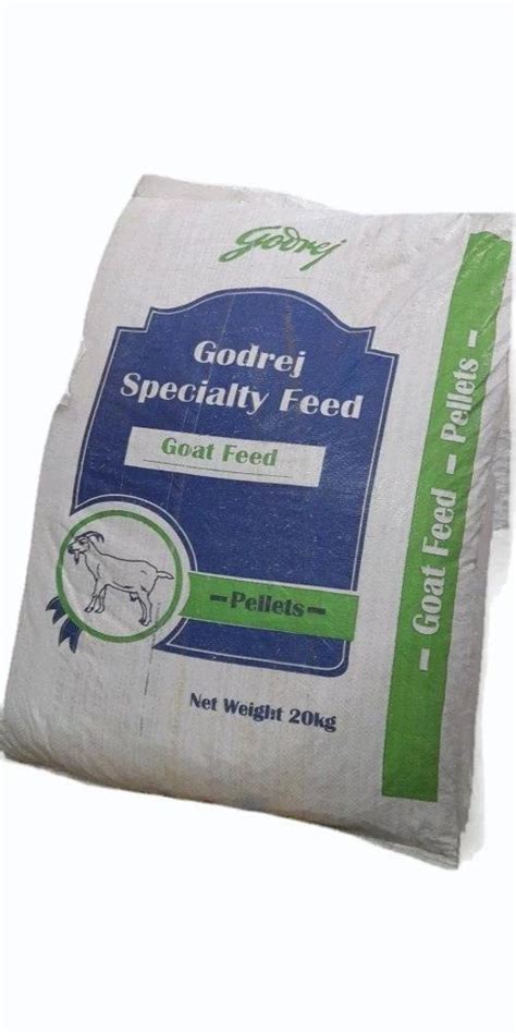 Pellets 20kg Godrej Goat Feed Packaging Type HDPE Bag At Rs 650 Bag