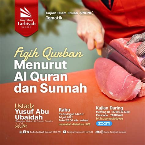 Fiqih Qurban Menurut Al Quran Dan Sunnah Ustadz Yusuf Abu Ubaidah As