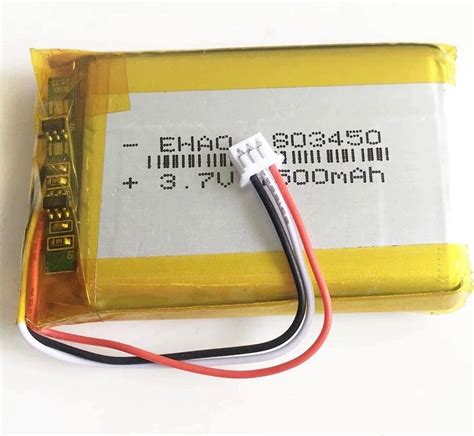 Liter Energy Battery Akumulator Li Poly 1500mAh 3 7V NTC JST 803450