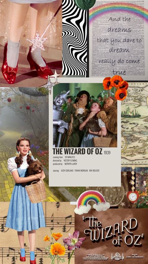 Wizardofoz Oz Moodboard Movie Film Musical Aesthetic Wizard Of