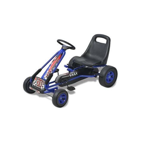 Kart Copii Cu Scaun Reglabil Albastru