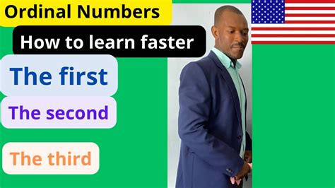 Les Nombres Ordinaux En Anglais En Minutes Ordinal Numbers In