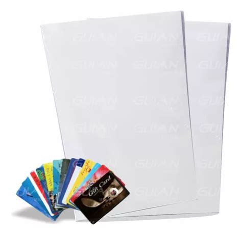 Hojas Pvc Credencial Tama O A Carta Para Laminacion Mercadolibre