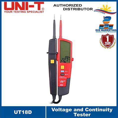 UNI T Voltage And Continuity Tester UT 18D Lazada PH