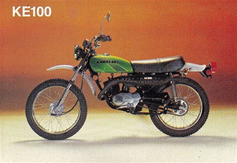 1977 Kawasaki Ke100 Motorcycle Kawasaki Classic Enduro Motorcycle