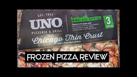 Frozen Pizza Review Uno Pizzeria And Grill Chicago Thin Crust Windy City