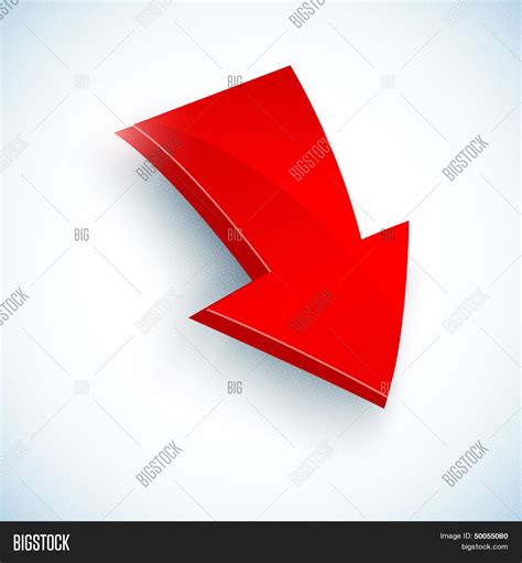 Big Red Vector Arrow Vector & Photo (Free Trial) | Bigstock