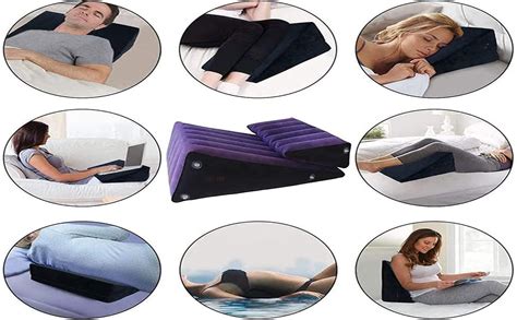 Sex Cushion Set 2pcs Sex Aid Ramp Inflatable Magic Sofa Combination Triangle Pillow