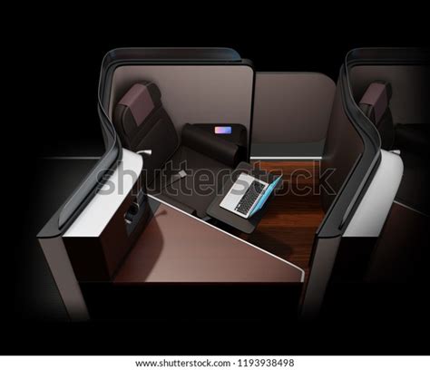 Luxury Business Class Suite Interior On Stock Illustration 1193938498