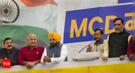 Aap Wrests Control Of Mcd From Bjp By Ending Years Rule Wins