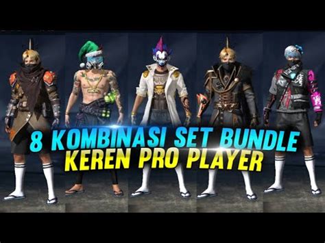 Kombinasi Set Bundle Pro Player Kerengak Murahan Garena Free Fire