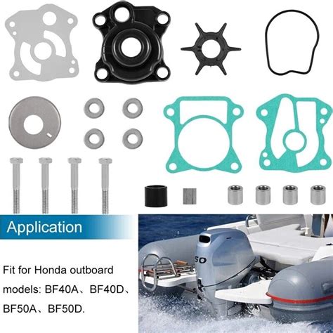 HONDA BF75 BF100 SERIES OUTBOARD ENGINE MOTOR WATER PUMP IMPELLER KIT