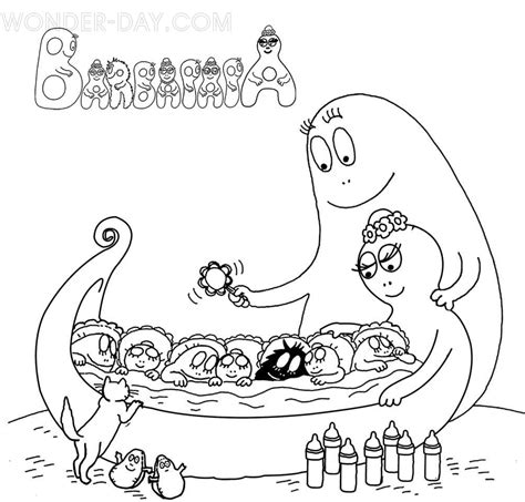 Dibujos De Barbapapa Dibujos Animados Para Colorear Y Pintar