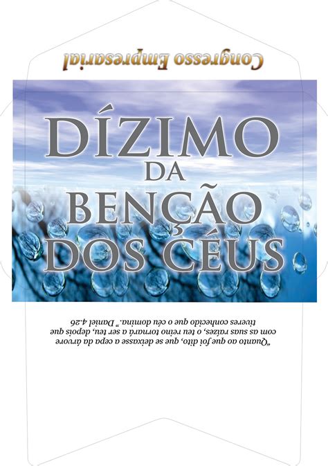 Frases FJU PA ENVELOPES Dízimo diversos