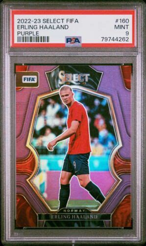 Panini Select Fifa Mezzanine Purple Prizm Erling Haaland