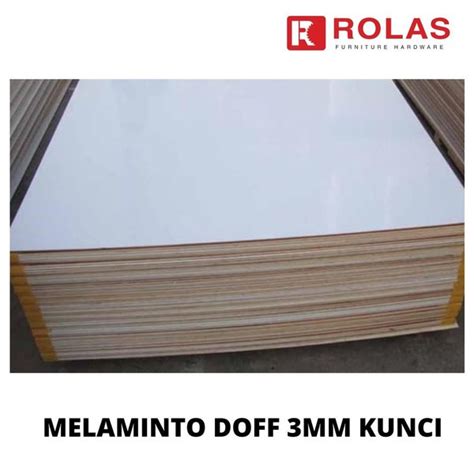 Jual F01 Dijual MELAMINTO DOFF 3MM KUNCI TRIPLEK MELAMIN 3MM JUAL