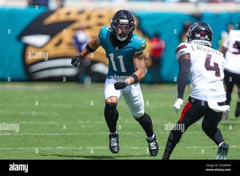 Jacksonville Jaguars wide receiver Parker Washington (11) in action