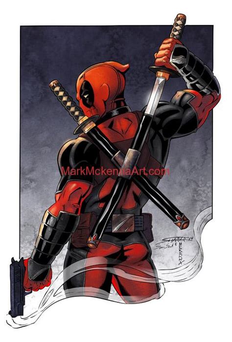 Deadpool Color Official Site Of Artist Mark Mckenna