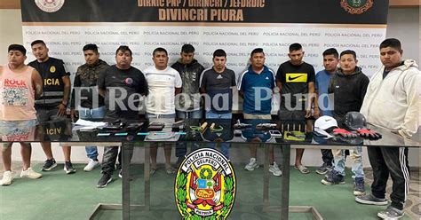 Piura Intervienen Y Capturan En Distrito De Castilla A Presunta Banda