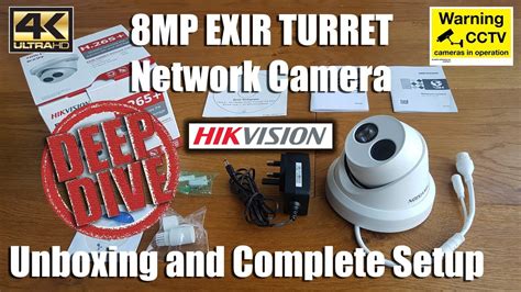 Hikvision Ds Cd Fwd I Mp Mm Network Turret Ip Poe Cctv Camera