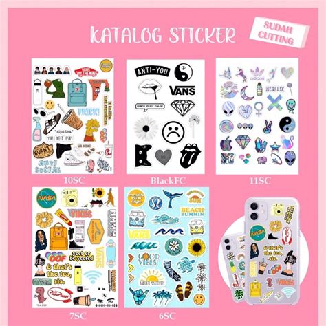 Jual Sticker Aesthetic Hp Sudah Cutting Sticker Pack Vsco Aesthetic Sticker Tumblr Aesthetic