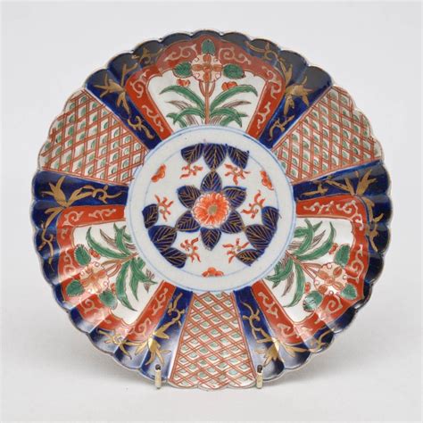 Prato Em Porcelana Japonesa Imari Circa