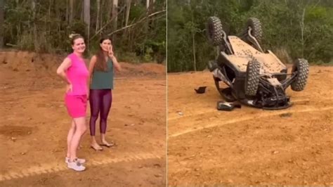 Mulher De Sorocaba Capota Carro Em Fazenda