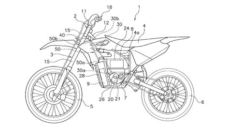 Yamaha Electric Motocross Bike Revealed In Patent Images All About