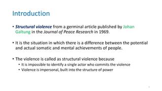 Structural violence | PPT