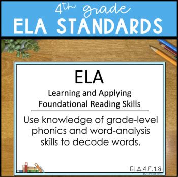 Th Grade Florida B E S T Ela Standards Blue By White S Workshop