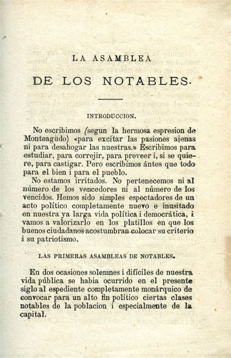 Asamblea De Los Notables Por Un Liberal Museo Nacional Benjamín