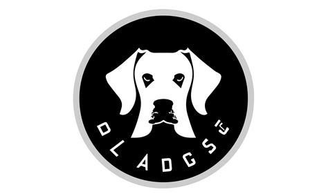 Badge Black and white dog logo vector illustration 25867175 Stock Photo ...